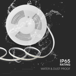 banda led smd 2835 10.5w/m 220-240v ip65 4000k rola 10m