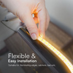 banda led smd 2835 10.5w/m 220-240v ip65 4000k rola 50m