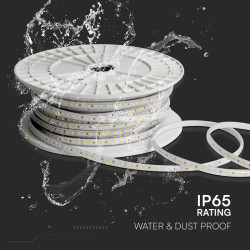 banda led smd 2835 10.5w/m 220-240v ip65 4000k rola 50m