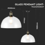corp suspendat pentru iluminat max 60w ip20 sticla corp suspendat pentru iluminat max 60w ip20 sticla
