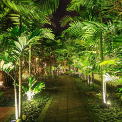 lampa led 12w iluminat exterior ip65 lumina verde