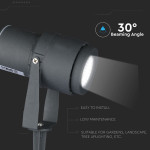 lampa led 12w iluminat exterior ip65 lumina verde