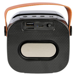 boxa portabila karaoke cu 1 microfon functie bt/usb/tws