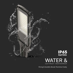 corp iluminat stradal led 100w 4000k - negru