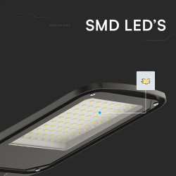 corp iluminat stradal led 100w 4000k - negru