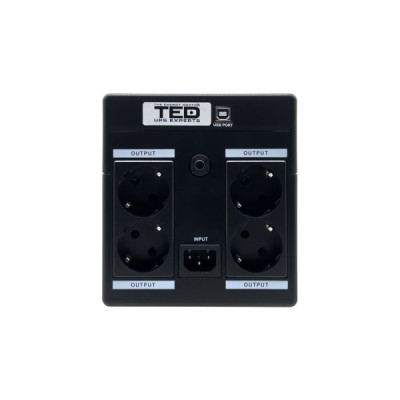 ups 1600va 900w cu stabilizator si management, 4x schuko, ecran lcd si 2x acumulator 12v 9ah, ted electric ted004642