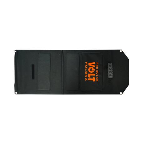 panou fotovoltaic pliabil (in 2) 50w 18v mono etfe + usb 5v3a + usb-c 3a