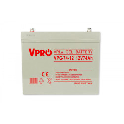 baterie gel vpro premium 12v 74 ah gel vrla fara intretinere