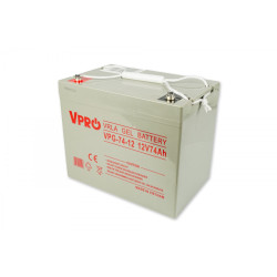 baterie gel vpro premium 12v 74 ah gel vrla fara intretinere