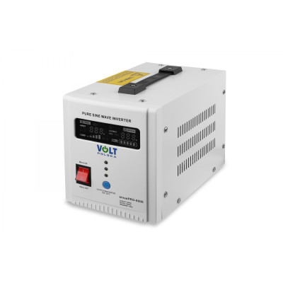 UPS centrale termice, UPS VOLT Polska SInus PRO 800 VA 500W centrala termica baterie externa -11, dioda.ro
