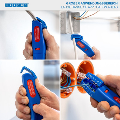 cutit dezizolat cablu nr. s 4-28 multi | cu functie integrata de dezizolare, interval de lucru  4 - 28 mm o