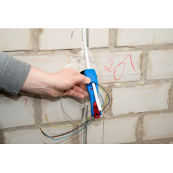 dezizolator pentru cabluri plate si rotunde | pentru toate cablurile uzuale plate cu o latime de pana la 18 mm si pentru t