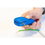 dezizolator pentru cabluri plate si rotunde | pentru toate cablurile uzuale plate cu o latime de pana la 18 mm si pentru t