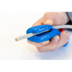 dezizolator pentru cabluri plate si rotunde | pentru toate cablurile uzuale plate cu o latime de pana la 18 mm si pentru t