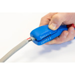 dezizolator pentru cabluri plate si rotunde | pentru toate cablurile uzuale plate cu o latime de pana la 18 mm si pentru t