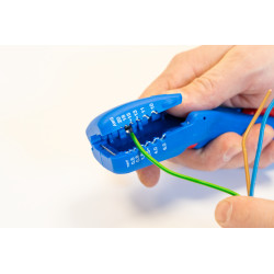 dezizolator pentru cabluri plate si rotunde | pentru toate cablurile uzuale plate cu o latime de pana la 18 mm si pentru t