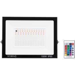proiector smd slim led 100w rgb cu telecomanda, novelite