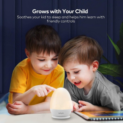 lampa de veghe smart vava va-cl006 led cu reglare touch a intensitatii, lumina calda si rece