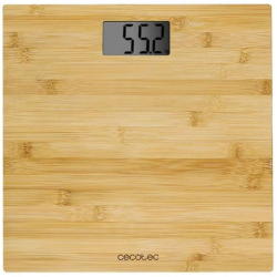 cantar corporal cecotec surface precision 9300, lemn de bambus, eco-friendly
