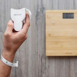 cantar corporal cecotec surface precision 9300, lemn de bambus, eco-friendly