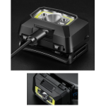 lanterna led pentru cap supfire x30, usb, 500lm, 130m