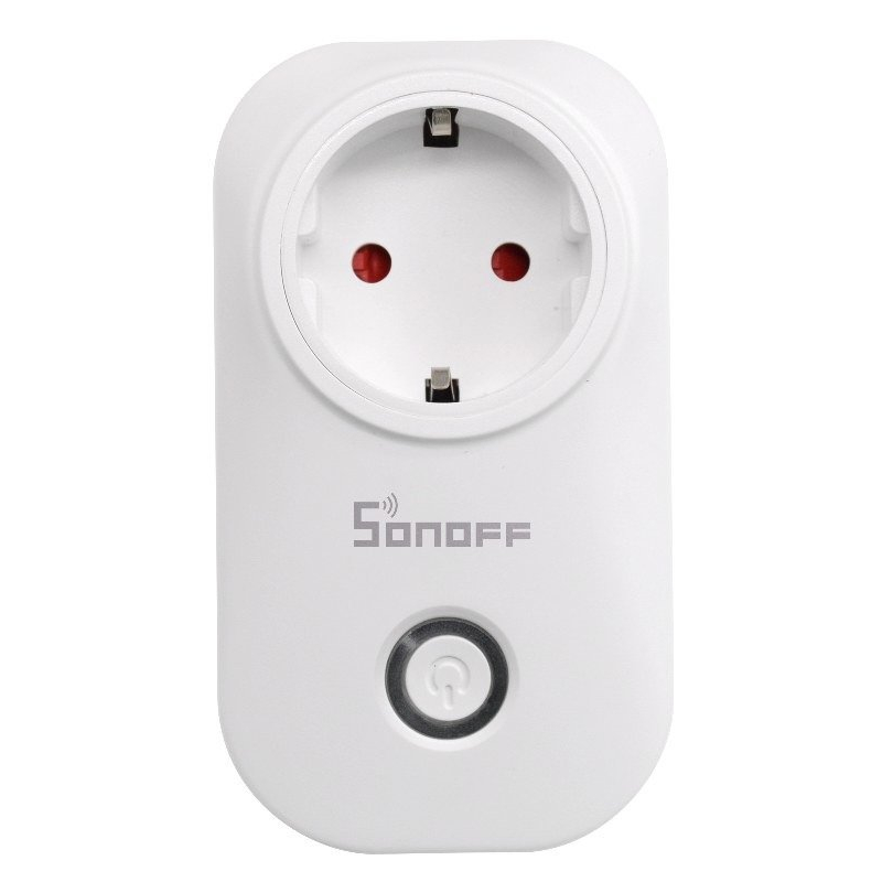 Priza inteligenta pentru exterior sonoff s20, wireless, ip55, compatibil ios/android, amazon alexa/google