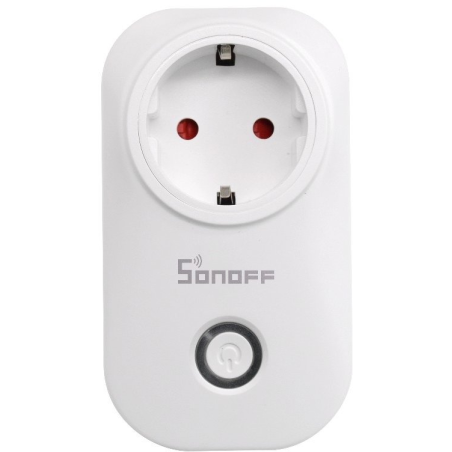 Priza inteligenta pentru exterior sonoff s20, wireless, ip55, compatibil ios/android, amazon alexa/google