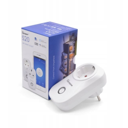 Priza inteligenta pentru exterior sonoff s20, wireless, ip55, compatibil ios/android, amazon alexa/google