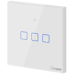 intrerupator smart  cu touch  sonoff t0 eu tx , wifi, (3 canale)