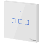 intrerupator smart  cu touch  sonoff t0 eu tx , wifi, (3 canale)
