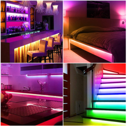 banda led smart gosund sl2-c wifi, 5 metri, sincronizare muzica, alexa, google asistant