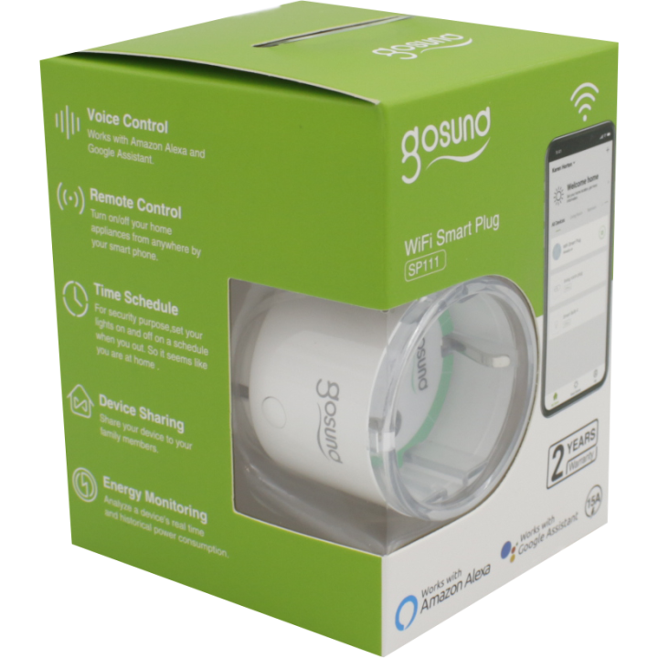priza inteligenta wifi gosund sp111, 15a