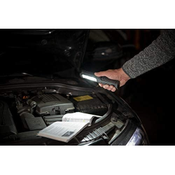 lanterna de lucru led brennenstuhl hl 700 a multifunctionala, 700 lumeni, reincarcabila, sistem de agatare, magneti puternici, f