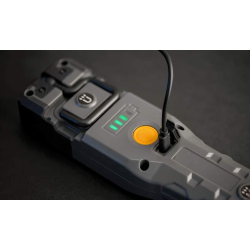 lanterna de lucru led brennenstuhl hl 1000 a multifunctionala, 1000 lumeni, reincarcabila, sistem de agatare, magneti puternici,