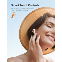 casti audio in-ear taotronics tt-bh53 soundliberty , true wireless, bluetooth 5.0, tws - alb