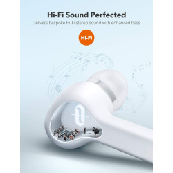 casti audio in-ear taotronics tt-bh53 soundliberty , true wireless, bluetooth 5.0, tws - alb