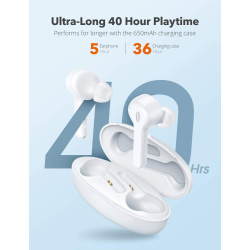 casti audio in-ear taotronics tt-bh53 soundliberty , true wireless, bluetooth 5.0, tws - alb