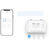 releu smart wireless sonoff 4chr3, 4 canale, alexa   google home