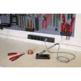 prelungitor brennenstuhl bremounta 5 prize, 2 usb-uri, 3m, buton on off, prindere in suruburi