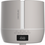 difuzor aroma cu ultrasunete smart cecotec purearoma 550 connected, control din smartphone, 7 culori led, boxa incorporata - gri