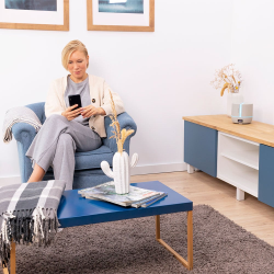 difuzor aroma cu ultrasunete smart cecotec purearoma 550 connected, control din smartphone, 7 culori led, boxa incorporata - gri