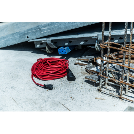 cordon prelungitor brennenstuhl, ip44, 25m, ip44, h07rn-f 3g1,5  - rosu