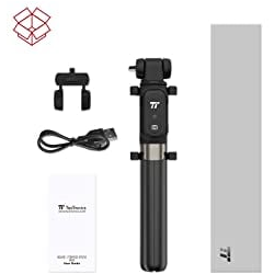 selfie stick tripod taotronics tt-st002, 3 in 1 cu telecomanda bluetooth detasabila
