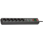 prelungitor brennenstuhl secure-tec 6 prize, protectie supratensiune, intrerupator, 3m