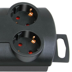 multipriza brennenstuhl primera-line technics 10 prize, intrerupator, 2m, negru