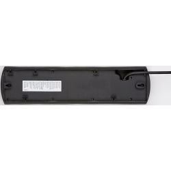 multipriza brennenstuhl primera-line technics 10 prize, intrerupator, 2m, negru