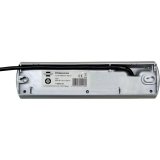 multipriza brennenstuhl primera-line technics 10 prize, intrerupator, 2m, argintiu