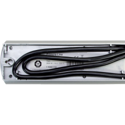 multipriza brennenstuhl primera-line technics 10 prize, intrerupator, 2m, argintiu