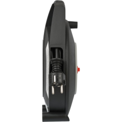 prelungitor cu tambur brennenstuhl vario line, 4 prize, 10m