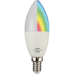 bec led rgb smart brennenstuhl e14, control din aplicatie